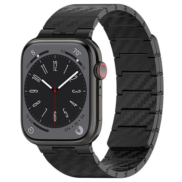 KALEBOL KLB-XWCX-001 For Apple Watch Series 9 8 7 41mm / 6 5 4 SE (2022) SE (2023) SE 40mm / 3 2 1 38mm Magnetic PC Watch Band