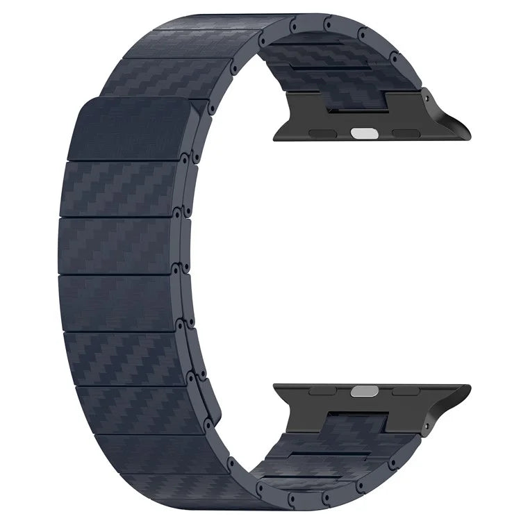 KALEBOL KLB-XWCX-001 For Apple Watch Series 9 8 7 41mm / 6 5 4 SE (2022) SE (2023) SE 40mm / 3 2 1 38mm Magnetic PC Watch Band