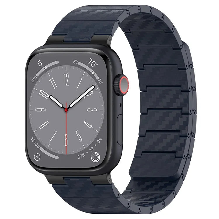 KALEBOL KLB-XWCX-001 For Apple Watch Series 9 8 7 41mm / 6 5 4 SE (2022) SE (2023) SE 40mm / 3 2 1 38mm Magnetic PC Watch Band