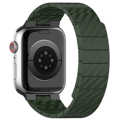 KALEBOL KLB-XWCX-001 For Apple Watch Series 9 8 7 41mm / 6 5 4 SE (2022) SE (2023) SE 40mm / 3 2 1 38mm Magnetic PC Watch Band