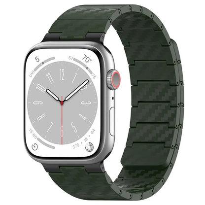 KALEBOL KLB-XWCX-001 For Apple Watch Series 9 8 7 41mm / 6 5 4 SE (2022) SE (2023) SE 40mm / 3 2 1 38mm Magnetic PC Watch Band