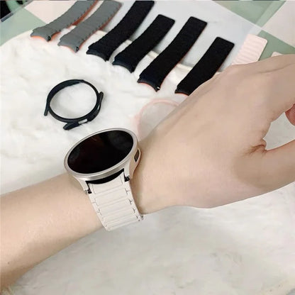 KALEBOL KLB-CXGJ-001 For Samsung Galaxy Watch FE 40mm / Watch4 40mm / Galaxy Watch Active2 40mm Silicone Watch Band