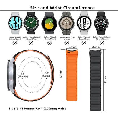 KALEBOL KLB-CXGJ-001 For Samsung Galaxy Watch FE 40mm / Watch4 40mm / Galaxy Watch Active2 40mm Silicone Watch Band