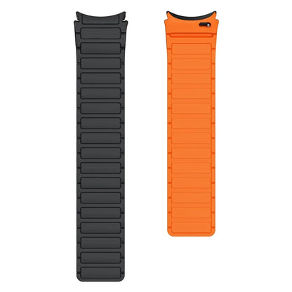 KALEBOL KLB-CXGJ-001 For Samsung Galaxy Watch FE 40mm / Watch4 40mm / Galaxy Watch Active2 40mm Silicone Watch Band Orange