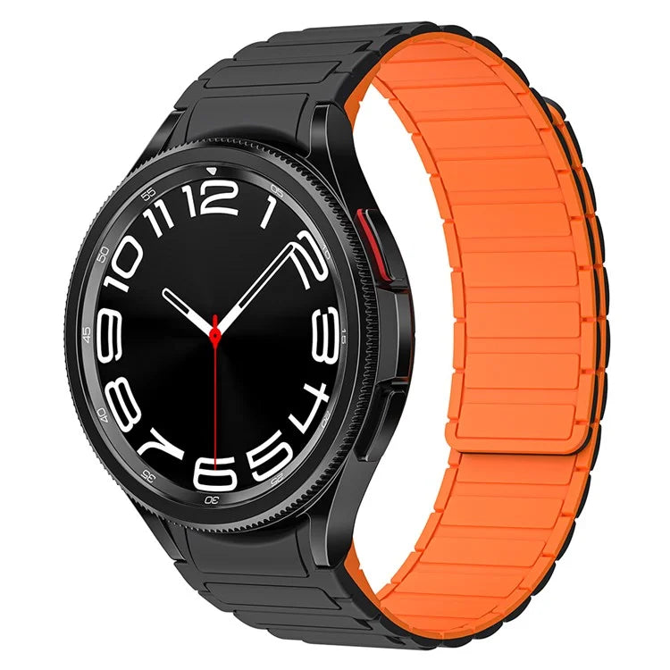 KALEBOL KLB-CXGJ-001 For Samsung Galaxy Watch FE 40mm / Watch4 40mm / Galaxy Watch Active2 40mm Silicone Watch Band Orange