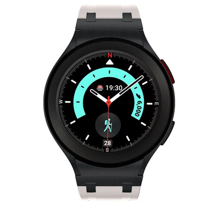 KALEBOL KLB-CXGJ-001 For Samsung Galaxy Watch5 40mm / Galaxy Watch6 Classic 43mm Silicone Watch Strap+Starlight