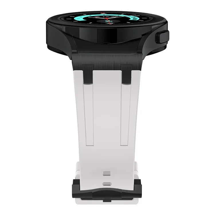 KALEBOL KLB-CXGJ-001 For Samsung Galaxy Watch5 40mm / Galaxy Watch6 Classic 43mm Silicone Watch Strap+Starlight