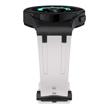KALEBOL KLB-CXGJ-001 For Samsung Galaxy Watch5 40mm / Galaxy Watch6 Classic 43mm Silicone Watch Strap+Starlight