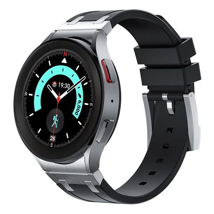 KALEBOL KLB-CXGJ-001 For Samsung Galaxy Watch5 40mm / Galaxy Watch6 Classic 43mm Silicone Watch Strap