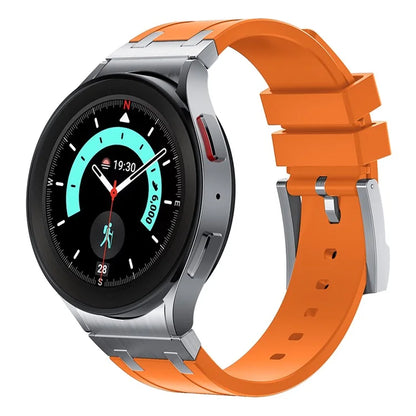 KALEBOL KLB-CXGJ-001 For Samsung Galaxy Watch5 40mm / Galaxy Watch6 Classic 43mm Silicone Watch Strap