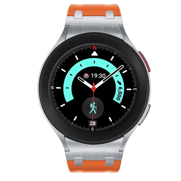 KALEBOL KLB-CXGJ-001 For Samsung Galaxy Watch5 40mm / Galaxy Watch6 Classic 43mm Silicone Watch Strap