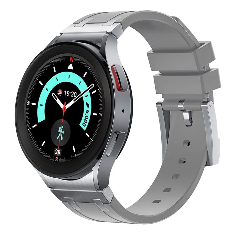 KALEBOL KLB-CXGJ-001 For Samsung Galaxy Watch5 40mm / Galaxy Watch6 Classic 43mm Silicone Watch Strap