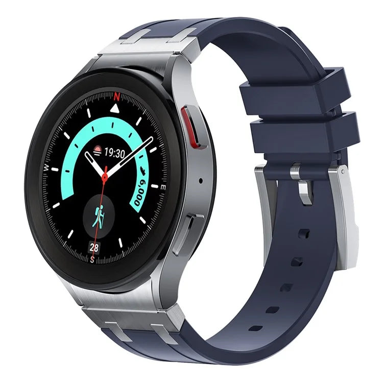 KALEBOL KLB-CXGJ-001 For Samsung Galaxy Watch5 40mm / Galaxy Watch6 Classic 43mm Silicone Watch Strap