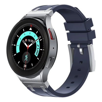KALEBOL KLB-CXGJ-001 For Samsung Galaxy Watch5 40mm / Galaxy Watch6 Classic 43mm Silicone Watch Strap