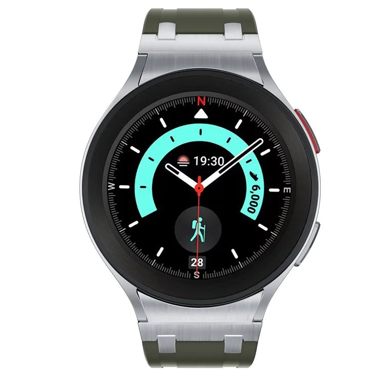 KALEBOL KLB-CXGJ-001 For Samsung Galaxy Watch5 40mm / Galaxy Watch6 Classic 43mm Silicone Watch Strap