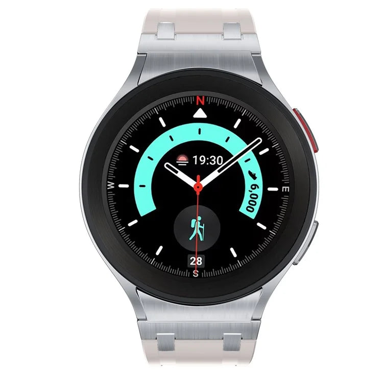 KALEBOL KLB-CXGJ-001 For Samsung Galaxy Watch5 40mm / Galaxy Watch6 Classic 43mm Silicone Watch Strap