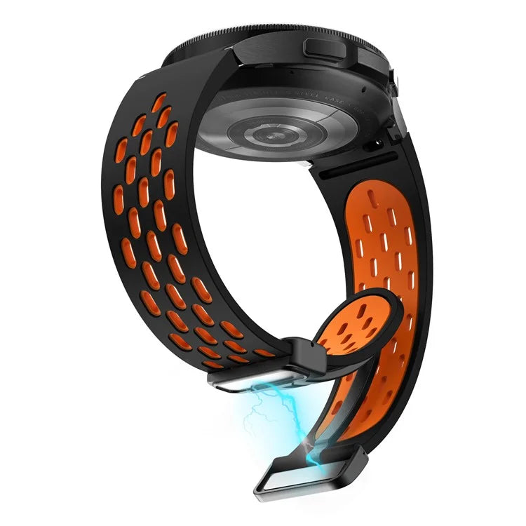 KALEBOL KLB-SSCXKGJ-002 For Samsung Galaxy Watch FE 40mm / Watch4 / Watch 5 / Watch6 Strap with Buckle