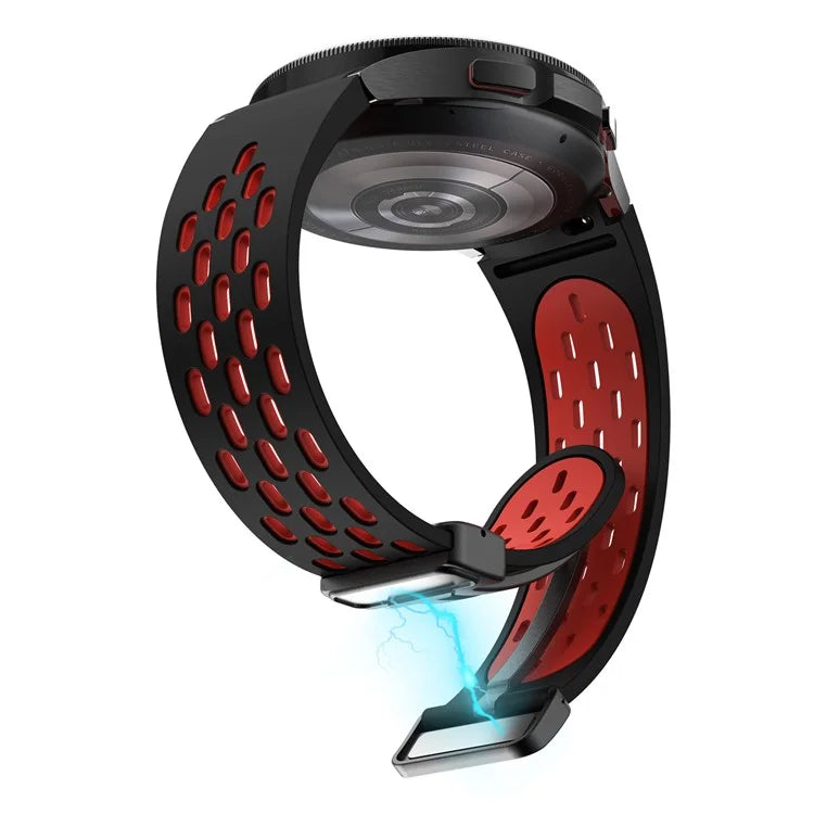 KALEBOL KLB-SSCXKGJ-002 For Samsung Galaxy Watch FE 40mm / Watch4 / Watch 5 / Watch6 Strap with Buckle