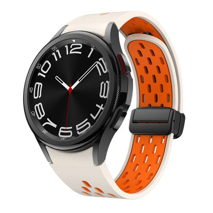 KALEBOL KLB-SSCXKGJ-002 For Samsung Galaxy Watch FE 40mm / Watch4 / Watch 5 / Watch6 Strap with Buckle