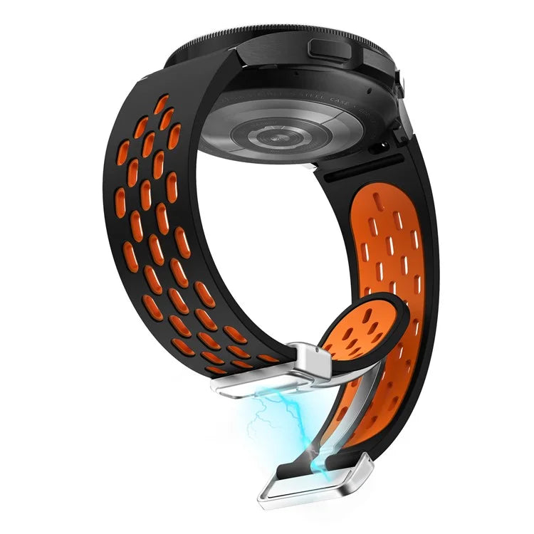 KALEBOL KLB-SSCXKGJ-002 For Samsung Galaxy Watch FE 40mm / Watch4 / Watch 5 / Watch6 Strap with Buckle
