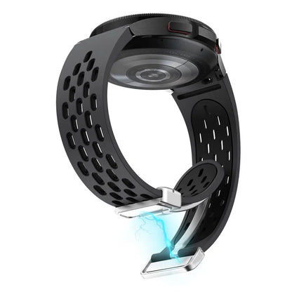KALEBOL KLB-SSCXKGJ-002 For Samsung Galaxy Watch FE 40mm / Watch4 / Watch 5 / Watch6 Strap with Buckle