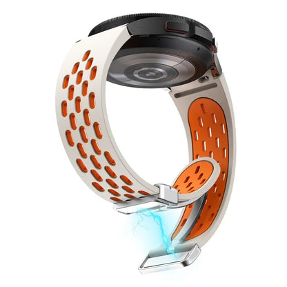 KALEBOL KLB-SSCXKGJ-002 For Samsung Galaxy Watch FE 40mm / Watch4 / Watch 5 / Watch6 Strap with Buckle