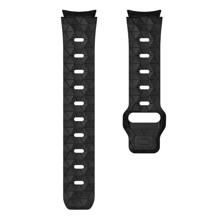 KALEBOL KLB-ZQWFKGJ-001 For Samsung Galaxy Watch FE 40mm / Watch 4 / 5 / 6 Football Pattern Silicone Watch Strap Band