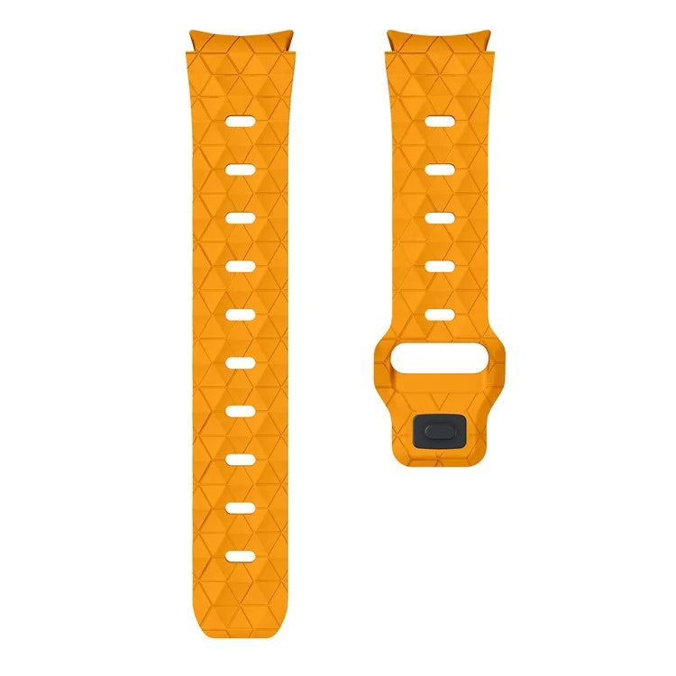 KALEBOL KLB-ZQWFKGJ-001 For Samsung Galaxy Watch FE 40mm / Watch 4 / 5 / 6 Football Pattern Silicone Watch Strap Band