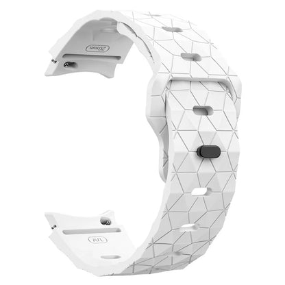 KALEBOL KLB-ZQWFKGJ-001 For Samsung Galaxy Watch FE 40mm / Watch 4 / 5 / 6 Football Pattern Silicone Watch Strap Band