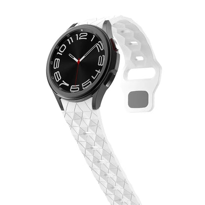 KALEBOL KLB-ZQWFKGJ-001 For Samsung Galaxy Watch FE 40mm / Watch 4 / 5 / 6 Football Pattern Silicone Watch Strap Band