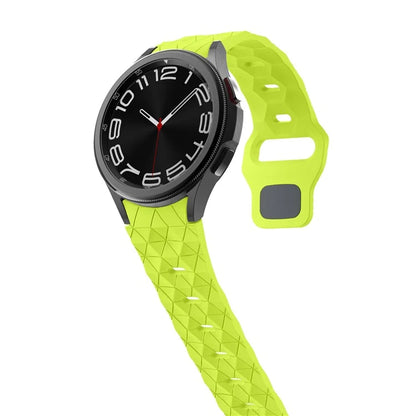 KALEBOL KLB-ZQWFKGJ-001 For Samsung Galaxy Watch FE 40mm / Watch 4 / 5 / 6 Football Pattern Silicone Watch Strap Band