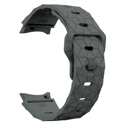 KALEBOL KLB-ZQWFKGJ-001 For Samsung Galaxy Watch FE 40mm / Watch 4 / 5 / 6 Football Pattern Silicone Watch Strap Band