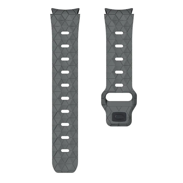 KALEBOL KLB-ZQWFKGJ-001 For Samsung Galaxy Watch FE 40mm / Watch 4 / 5 / 6 Football Pattern Silicone Watch Strap Band