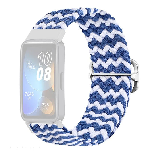 KALEBOL KLB-BZNL-001 For Huawei Band 8 / Band 8 NFC / Band 9 / Band 9 NFC Strap Adjustable Braided Nylon Watch Band