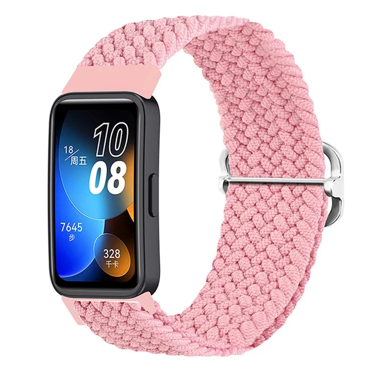 KALEBOL KLB-BZNL-001 For Huawei Band 8 / Band 8 NFC / Band 9 / Band 9 NFC Strap Adjustable Braided Nylon Watch Band