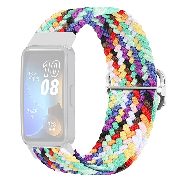 KALEBOL KLB-BZNL-001 For Huawei Band 8 / Band 8 NFC / Band 9 / Band 9 NFC Strap Adjustable Braided Nylon Watch Band