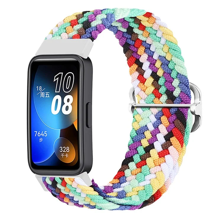 KALEBOL KLB-BZNL-001 For Huawei Band 8 / Band 8 NFC / Band 9 / Band 9 NFC Strap Adjustable Braided Nylon Watch Band