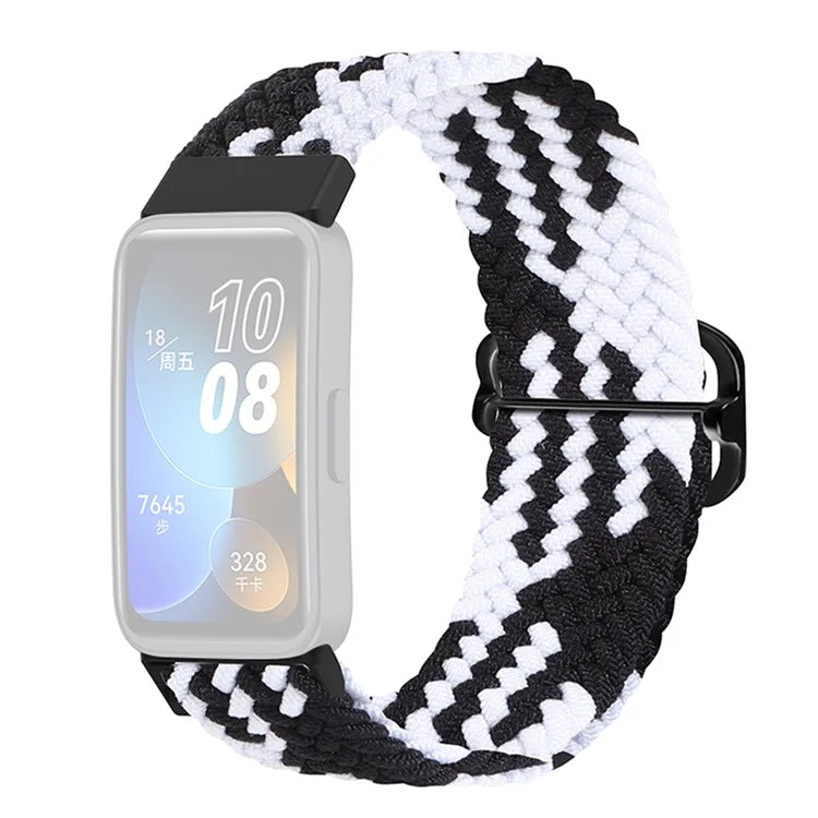 KALEBOL KLB-BZNL-001 For Huawei Band 8 / Band 8 NFC / Band 9 / Band 9 NFC Strap Adjustable Braided Nylon Watch Band