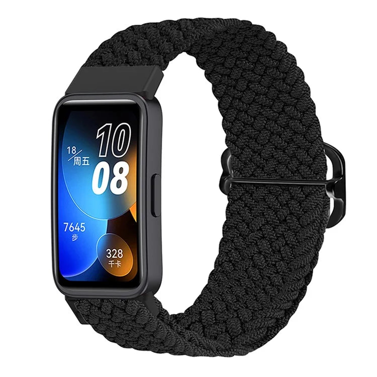 KALEBOL KLB-BZNL-001 For Huawei Band 8 / Band 8 NFC / Band 9 / Band 9 NFC Strap Adjustable Braided Nylon Watch Band