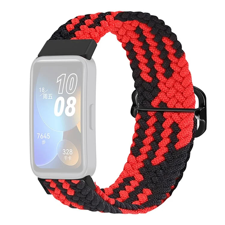 KALEBOL KLB-BZNL-001 For Huawei Band 8 / Band 8 NFC / Band 9 / Band 9 NFC Strap Adjustable Braided Nylon Watch Band