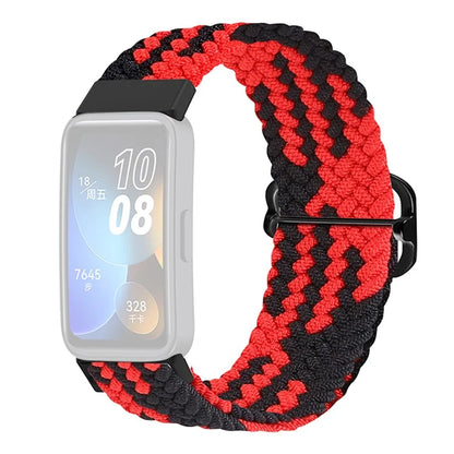 KALEBOL KLB-BZNL-001 For Huawei Band 8 / Band 8 NFC / Band 9 / Band 9 NFC Strap Adjustable Braided Nylon Watch Band