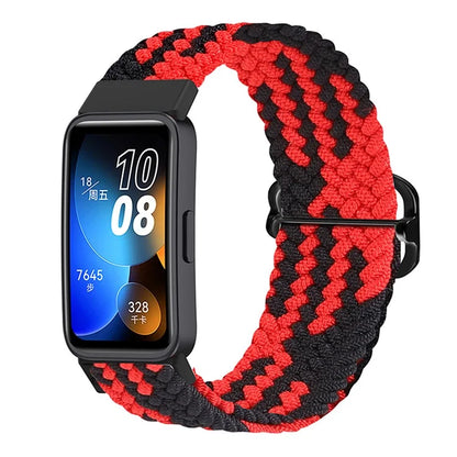 KALEBOL KLB-BZNL-001 For Huawei Band 8 / Band 8 NFC / Band 9 / Band 9 NFC Strap Adjustable Braided Nylon Watch Band