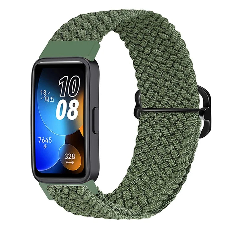 KALEBOL KLB-BZNL-001 For Huawei Band 8 / Band 8 NFC / Band 9 / Band 9 NFC Strap Adjustable Braided Nylon Watch Band