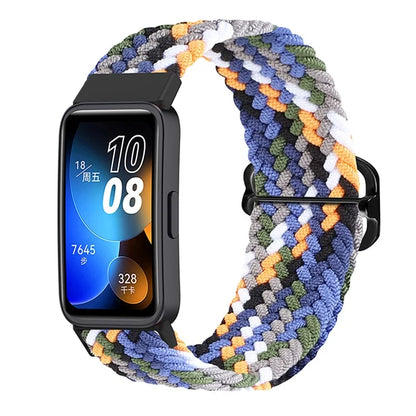 KALEBOL KLB-BZNL-001 For Huawei Band 8 / Band 8 NFC / Band 9 / Band 9 NFC Strap Adjustable Braided Nylon Watch Band