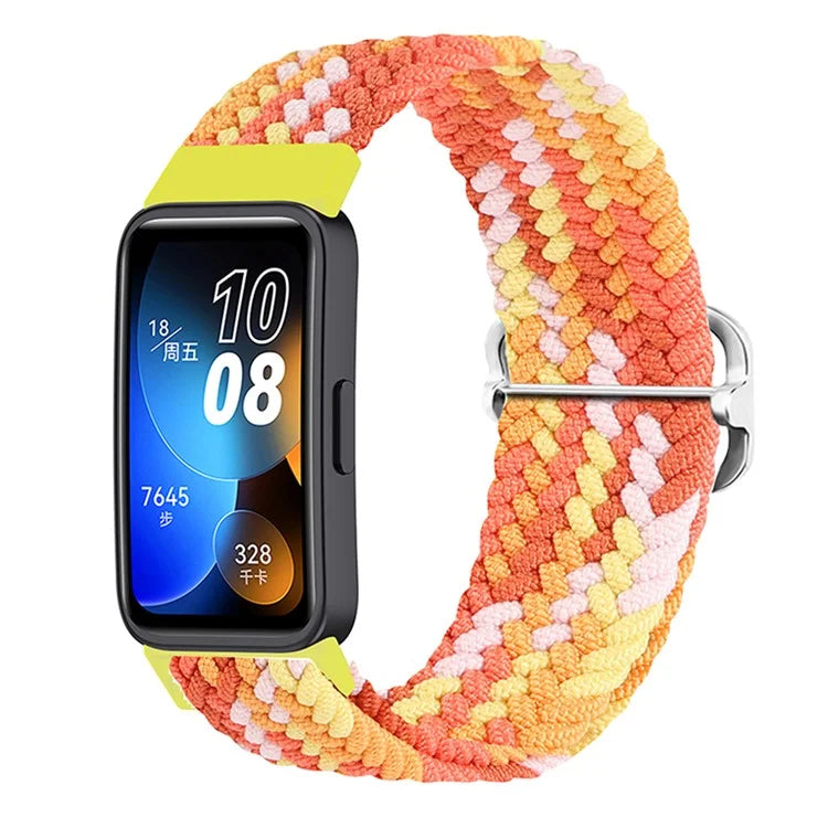 KALEBOL KLB-BZNL-001 For Huawei Band 8 / Band 8 NFC / Band 9 / Band 9 NFC Strap Adjustable Braided Nylon Watch Band
