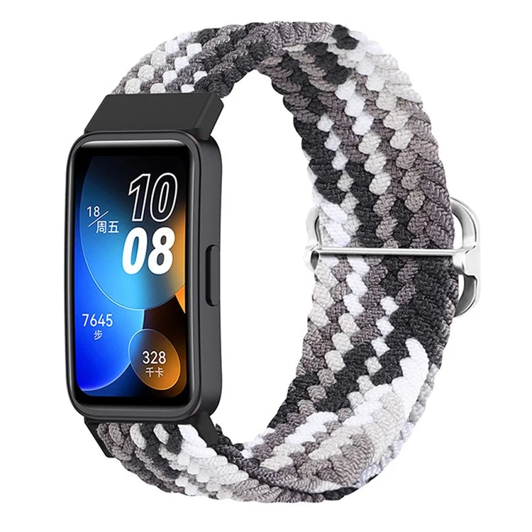 KALEBOL KLB-BZNL-001 For Huawei Band 8 / Band 8 NFC / Band 9 / Band 9 NFC Strap Adjustable Braided Nylon Watch Band