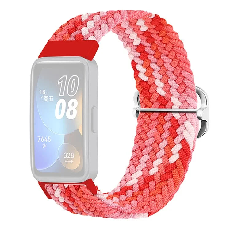 KALEBOL KLB-BZNL-001 For Huawei Band 8 / Band 8 NFC / Band 9 / Band 9 NFC Strap Adjustable Braided Nylon Watch Band