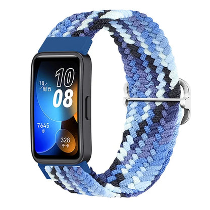 KALEBOL KLB-BZNL-001 For Huawei Band 8 / Band 8 NFC / Band 9 / Band 9 NFC Strap Adjustable Braided Nylon Watch Band