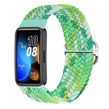 KALEBOL KLB-BZNL-001 For Huawei Band 8 / Band 8 NFC / Band 9 / Band 9 NFC Strap Adjustable Braided Nylon Watch Band