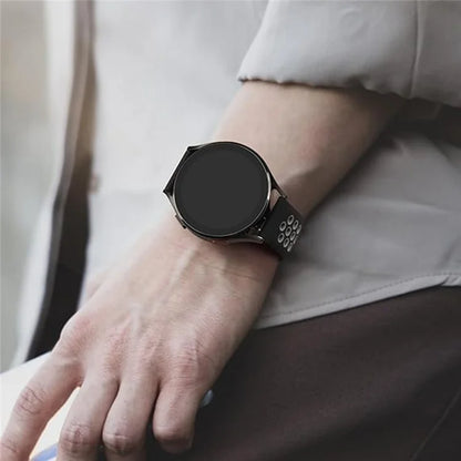 KALEBOL KLB-SSGJ-004 For Samsung Gear Sport / Samsung Gear S2 Classic Silicone Strap 20mm Buckle Watchband